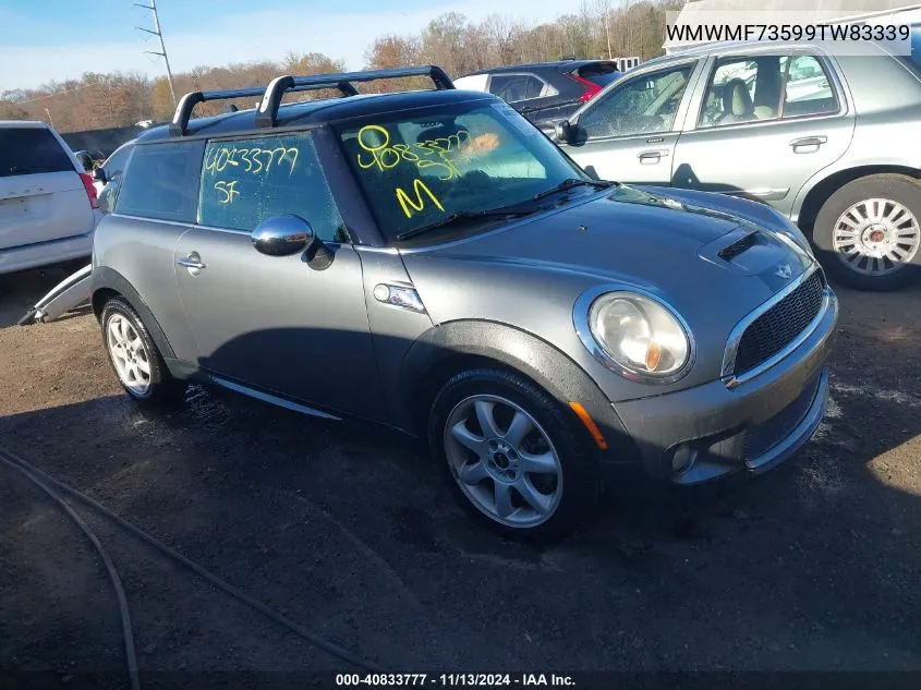 2009 Mini Cooper S VIN: WMWMF73599TW83339 Lot: 40833777