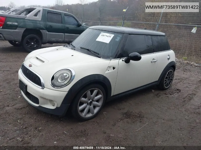 WMWMF73589TW81422 2009 Mini Cooper S