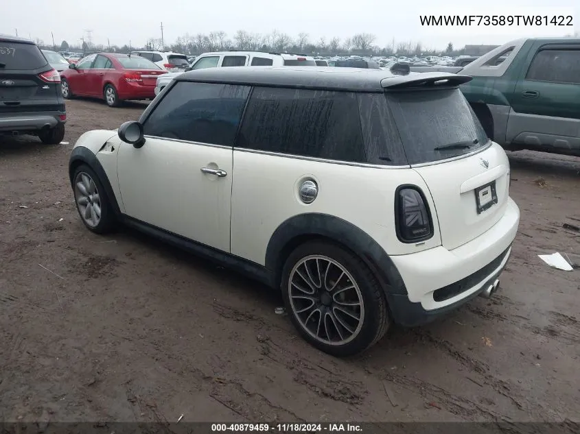 WMWMF73589TW81422 2009 Mini Cooper S