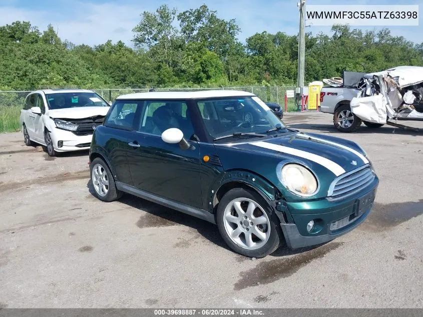 WMWMF3C55ATZ63398 2010 Mini Cooper