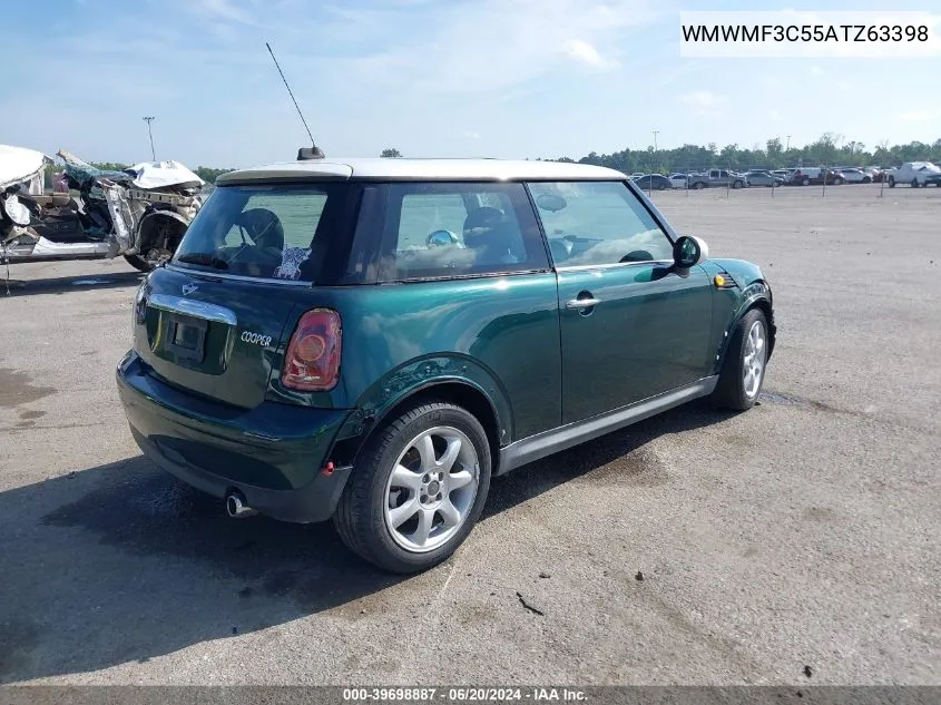 WMWMF3C55ATZ63398 2010 Mini Cooper