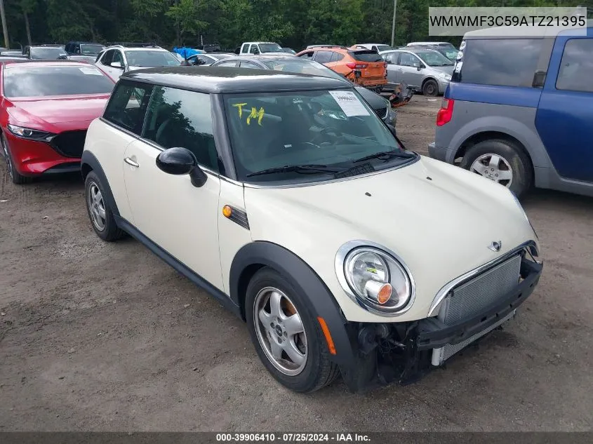 2010 Mini Cooper VIN: WMWMF3C59ATZ21395 Lot: 39906410