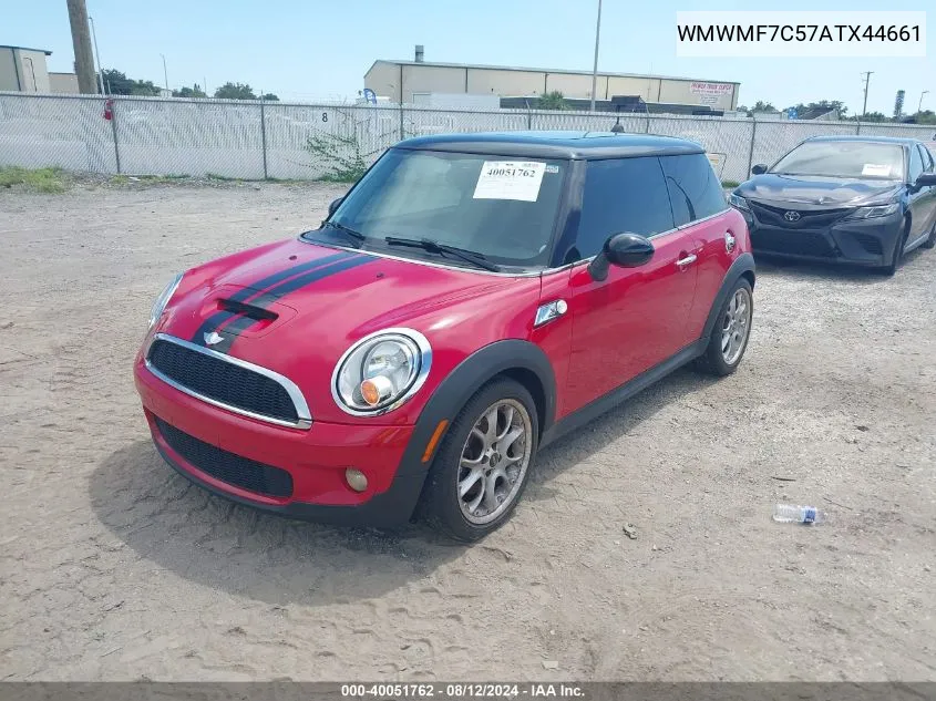 WMWMF7C57ATX44661 2010 Mini Cooper S