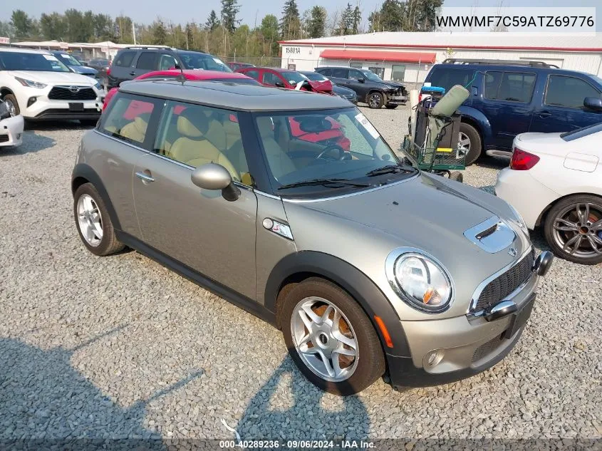 2010 Mini Cooper S VIN: WMWMF7C59ATZ69776 Lot: 40289236