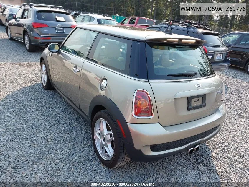 2010 Mini Cooper S VIN: WMWMF7C59ATZ69776 Lot: 40289236