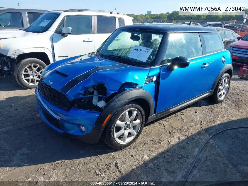 WMWMF7C56ATZ73042 2010 Mini Cooper S