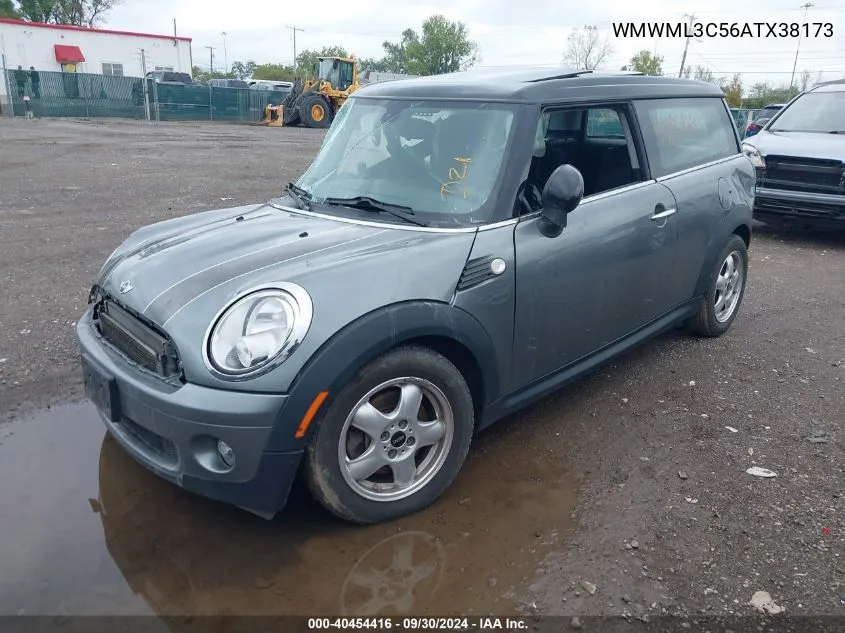 2010 Mini Cooper Clubman VIN: WMWML3C56ATX38173 Lot: 40454416