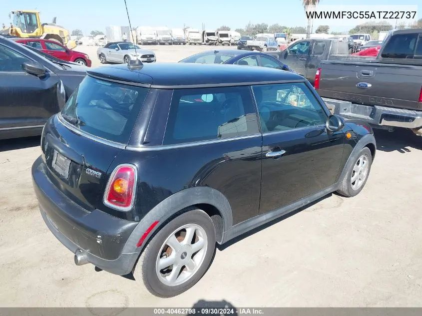 2010 Mini Cooper VIN: WMWMF3C55ATZ22737 Lot: 40462798