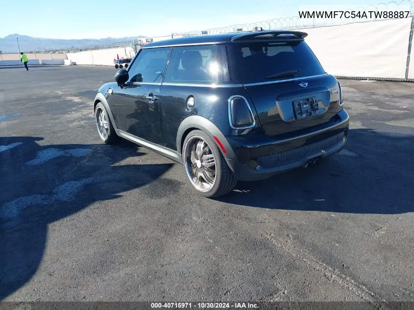 2010 Mini Cooper S VIN: WMWMF7C54ATW88887 Lot: 40715971