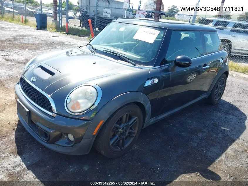 WMWSV3C54BTY11821 2011 Mini Cooper S