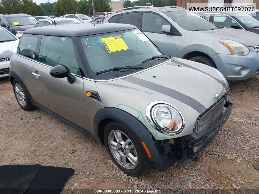 2011 Mini Cooper VIN: WMWSU3C54BT097076 Lot: 39905003