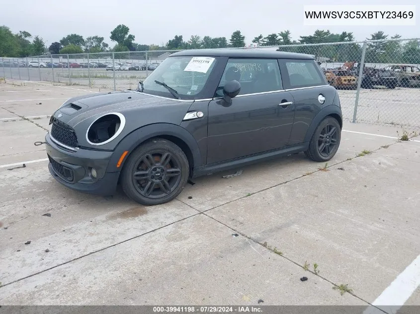 2011 Mini Cooper S VIN: WMWSV3C5XBTY23469 Lot: 39941198