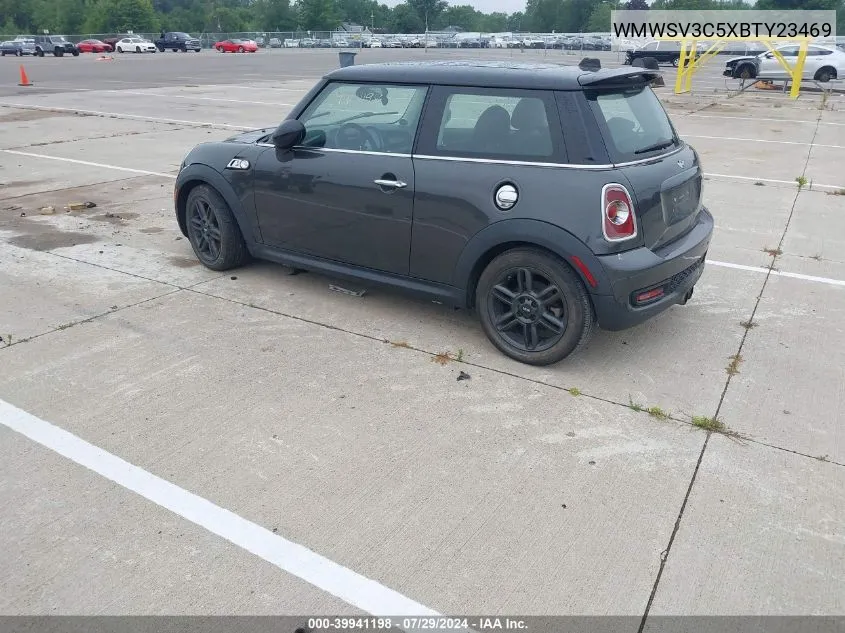 2011 Mini Cooper S VIN: WMWSV3C5XBTY23469 Lot: 39941198