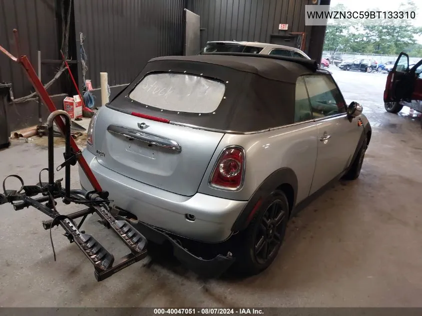 2011 Mini Cooper VIN: WMWZN3C59BT133310 Lot: 40047051