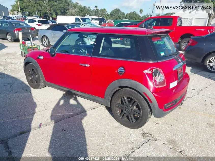 2011 Mini Cooper S VIN: WMWSV3C5XBTY12648 Lot: 40217428