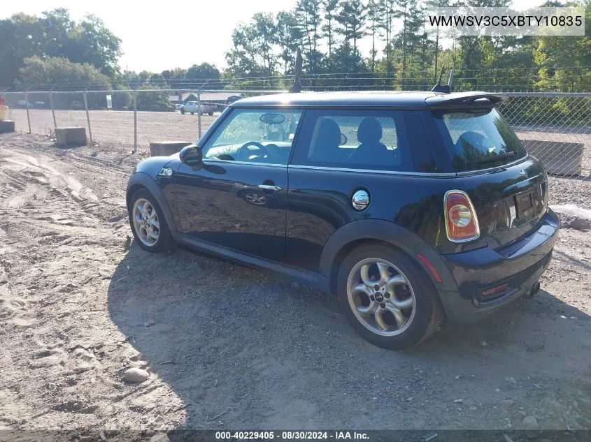 2011 Mini Cooper S VIN: WMWSV3C5XBTY10835 Lot: 40229405