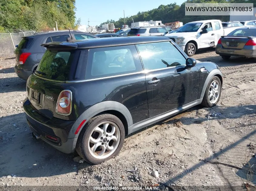 2011 Mini Cooper S VIN: WMWSV3C5XBTY10835 Lot: 40229405