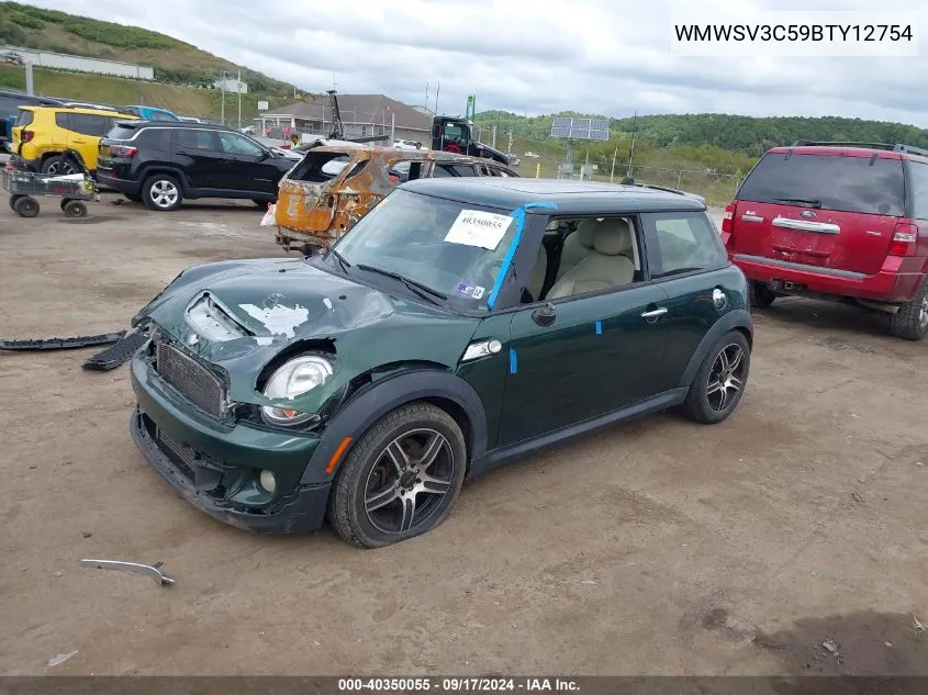 2011 Mini Cooper S VIN: WMWSV3C59BTY12754 Lot: 40350055