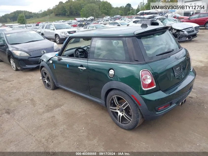 2011 Mini Cooper S VIN: WMWSV3C59BTY12754 Lot: 40350055