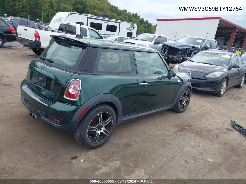 2011 Mini Cooper S VIN: WMWSV3C59BTY12754 Lot: 40350055