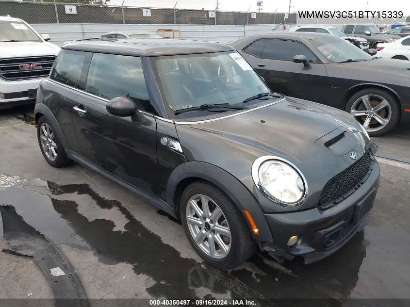 WMWSV3C51BTY15339 2011 Mini Cooper S