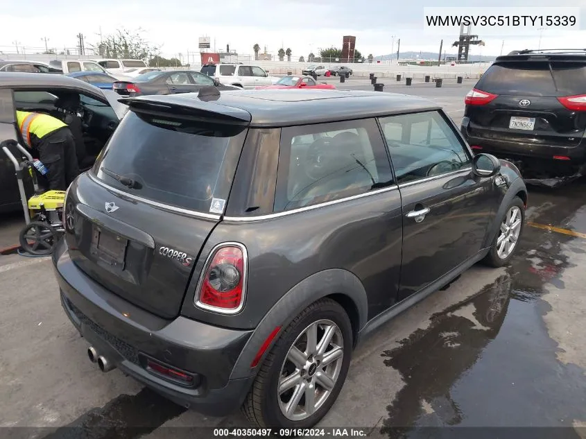 WMWSV3C51BTY15339 2011 Mini Cooper S