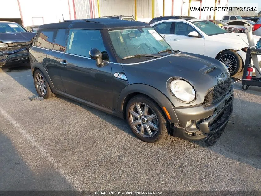 2011 Mini Cooper S Clubman VIN: WMWZG3C52BTY35544 Lot: 40370301