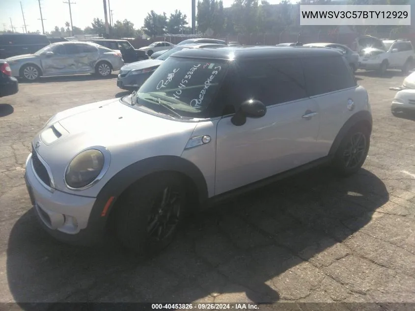 2011 Mini Cooper S VIN: WMWSV3C57BTY12929 Lot: 40453826