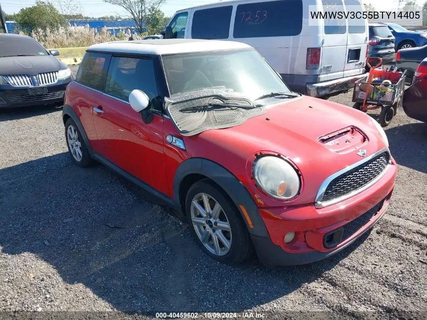 2011 Mini Cooper S S VIN: WMWSV3C55BTY14405 Lot: 40459602