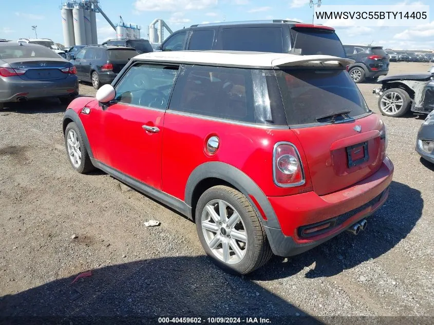 2011 Mini Cooper S S VIN: WMWSV3C55BTY14405 Lot: 40459602