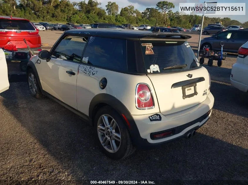 2011 Mini Cooper S VIN: WMWSV3C52BTY15611 Lot: 40467549