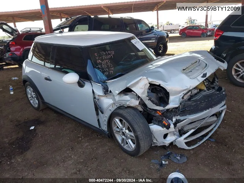 2011 Mini Cooper S VIN: WMWSV3C59BTY12009 Lot: 40472244