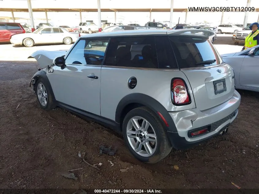 2011 Mini Cooper S VIN: WMWSV3C59BTY12009 Lot: 40472244