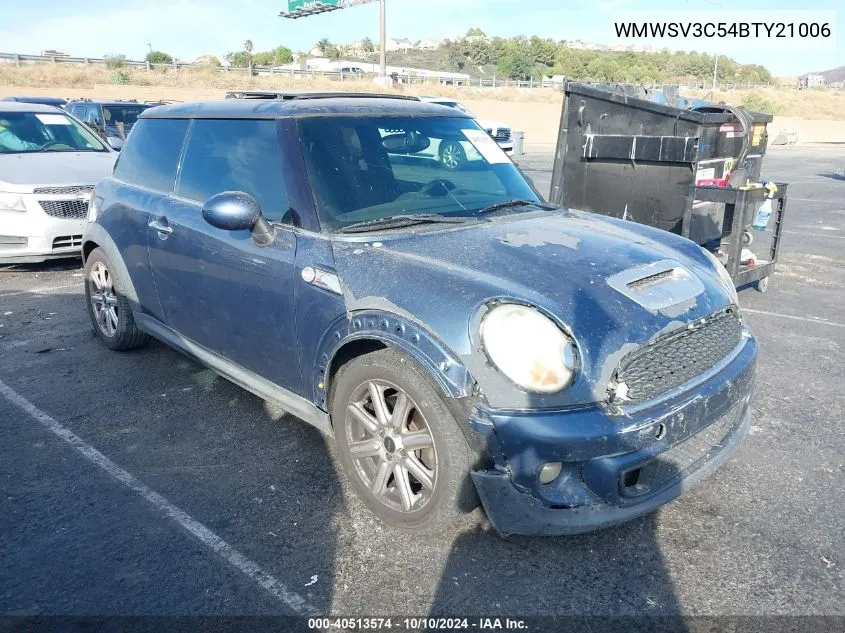 2011 Mini Cooper S VIN: WMWSV3C54BTY21006 Lot: 40513574