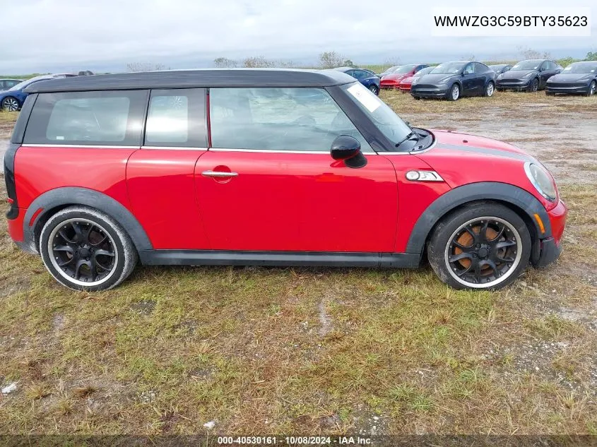 2011 Mini Cooper S Clubman VIN: WMWZG3C59BTY35623 Lot: 40530161