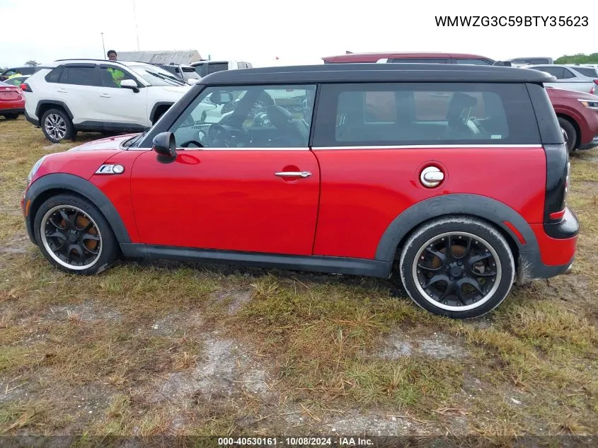 2011 Mini Cooper S Clubman VIN: WMWZG3C59BTY35623 Lot: 40530161