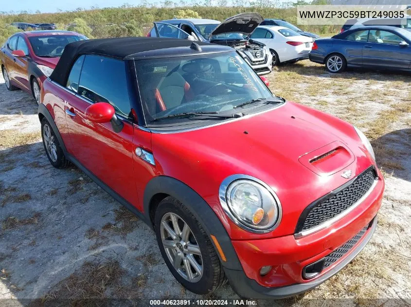 2011 Mini Cooper S VIN: WMWZP3C59BT249035 Lot: 40623891