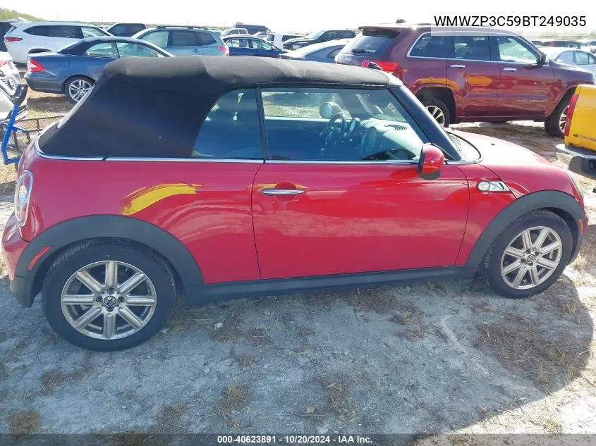 2011 Mini Cooper S VIN: WMWZP3C59BT249035 Lot: 40623891