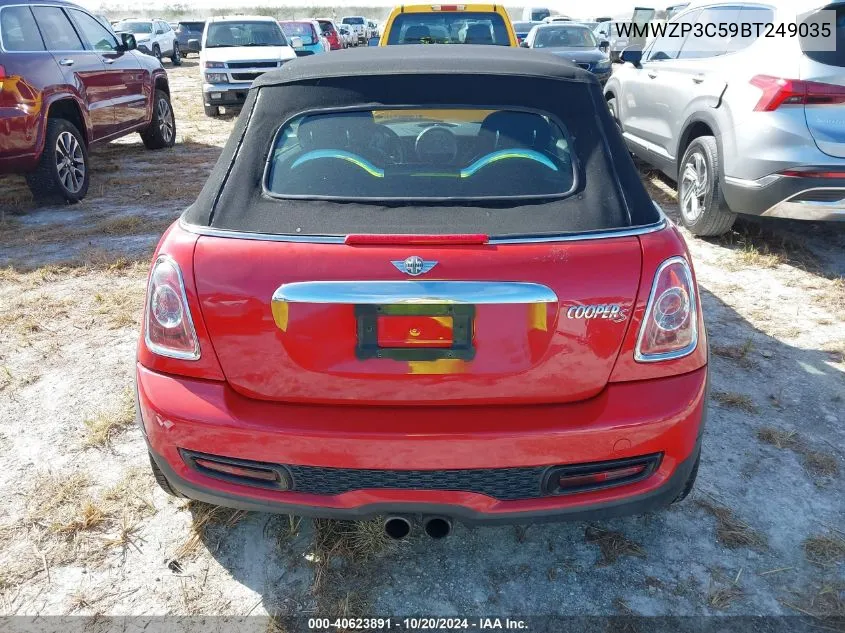 2011 Mini Cooper S VIN: WMWZP3C59BT249035 Lot: 40623891