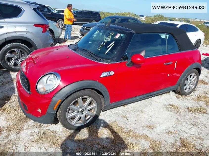 2011 Mini Cooper S VIN: WMWZP3C59BT249035 Lot: 40623891