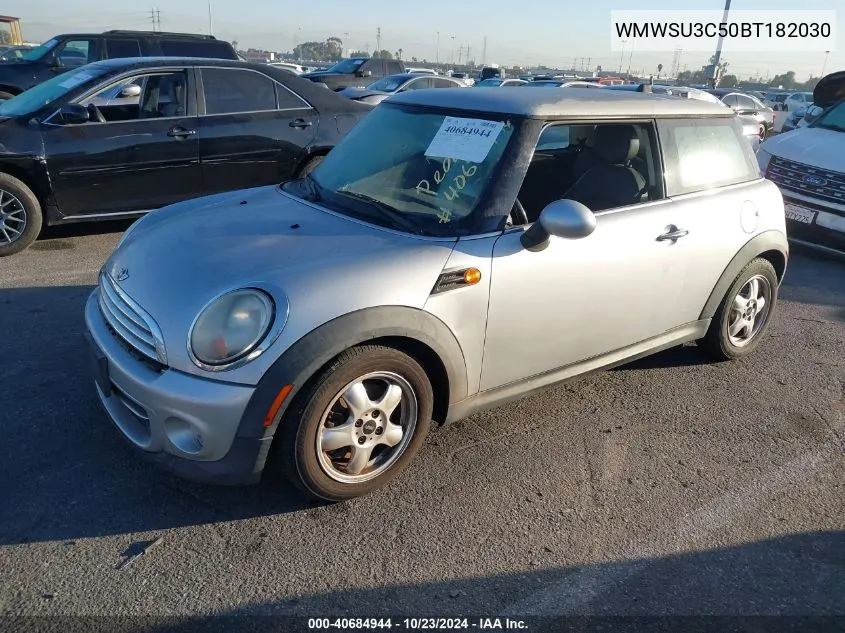 2011 Mini Cooper VIN: WMWSU3C50BT182030 Lot: 40684944