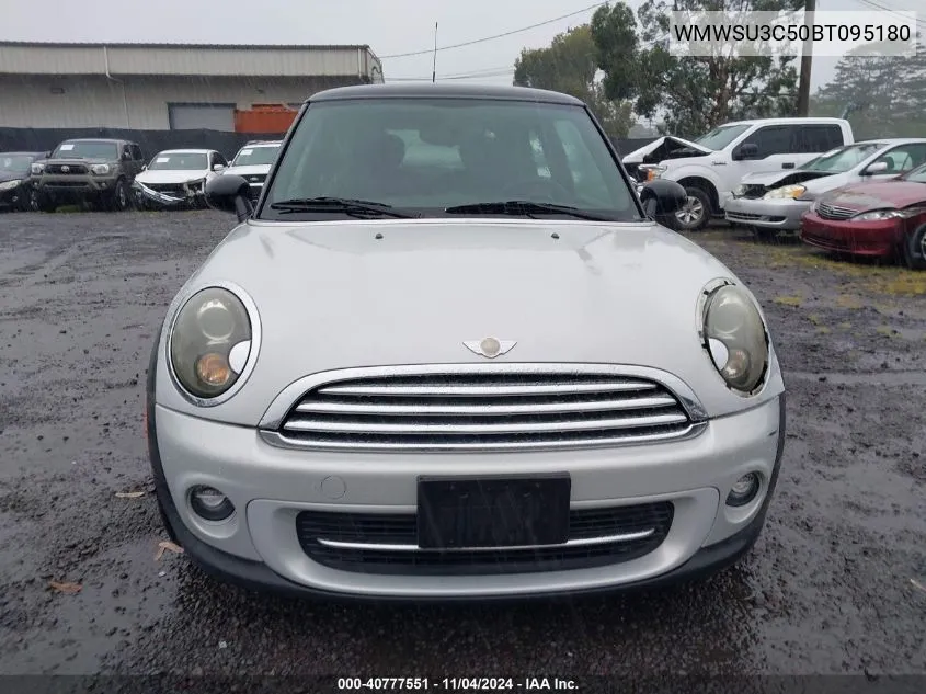 2011 Mini Cooper VIN: WMWSU3C50BT095180 Lot: 40777551