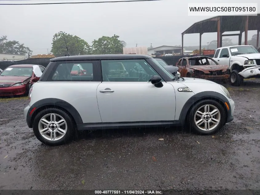 2011 Mini Cooper VIN: WMWSU3C50BT095180 Lot: 40777551