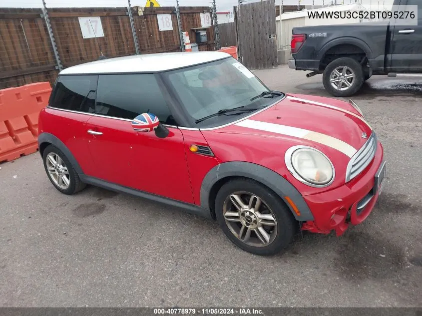 2011 Mini Cooper VIN: WMWSU3C52BT095276 Lot: 40778979