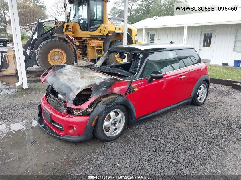 2011 Mini Cooper VIN: WMWSU3C58BT096450 Lot: 40779194