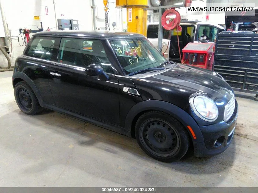 2012 Mini Cooper VIN: WMWSU3C54CT263677 Lot: 30045587