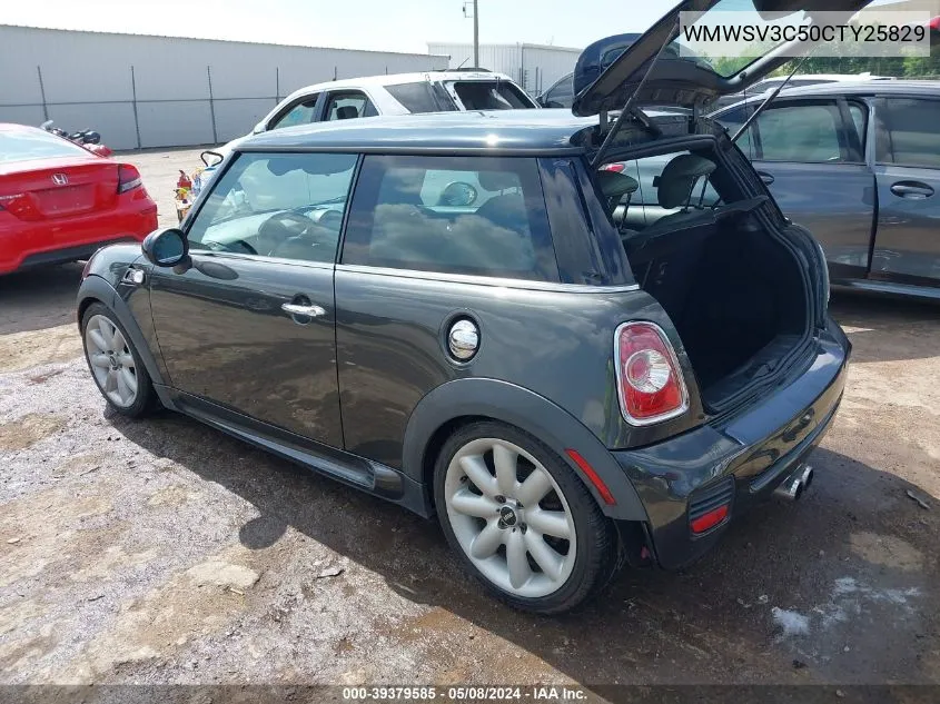 2012 Mini Cooper S VIN: WMWSV3C50CTY25829 Lot: 39379585