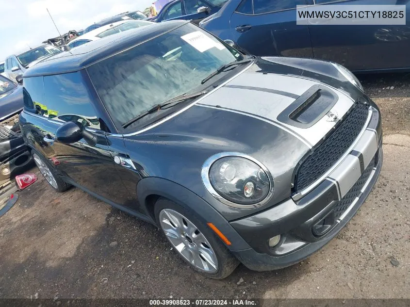 2012 Mini Cooper S VIN: WMWSV3C51CTY18825 Lot: 39908523