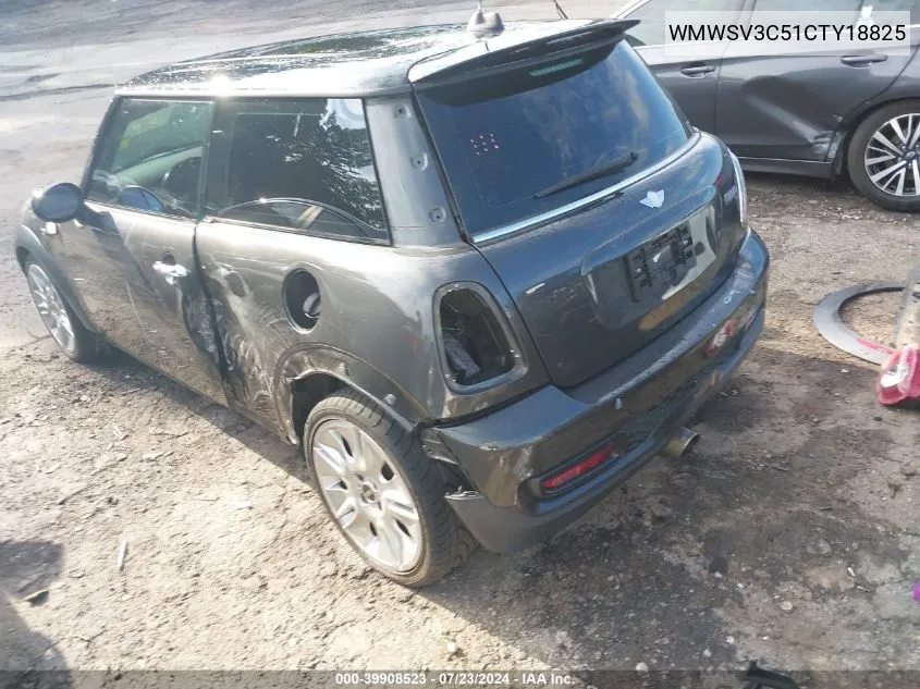 WMWSV3C51CTY18825 2012 Mini Cooper S