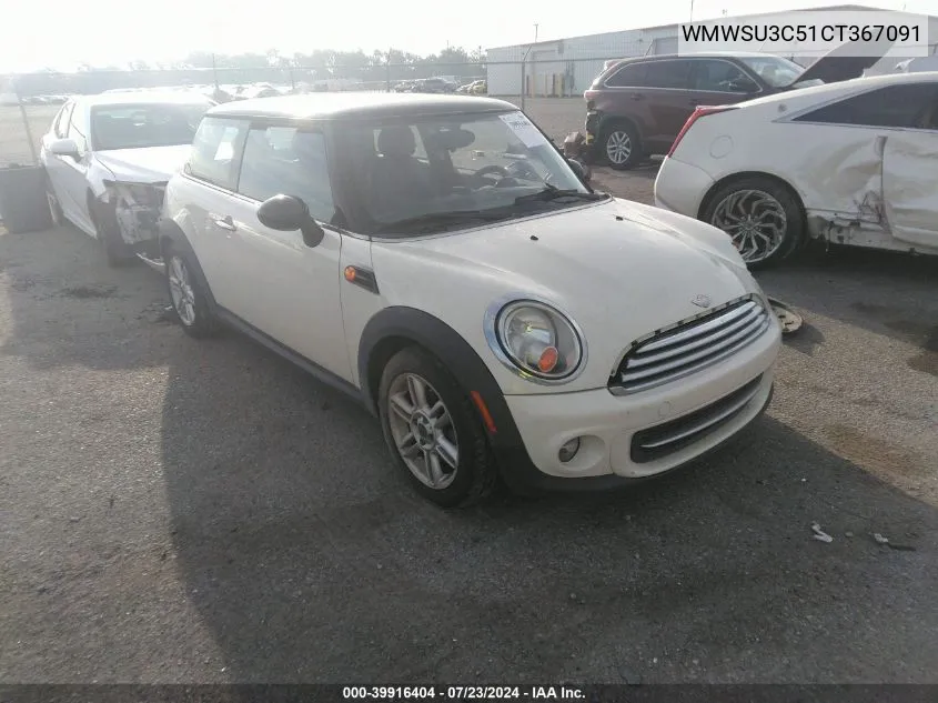 WMWSU3C51CT367091 2012 Mini Cooper